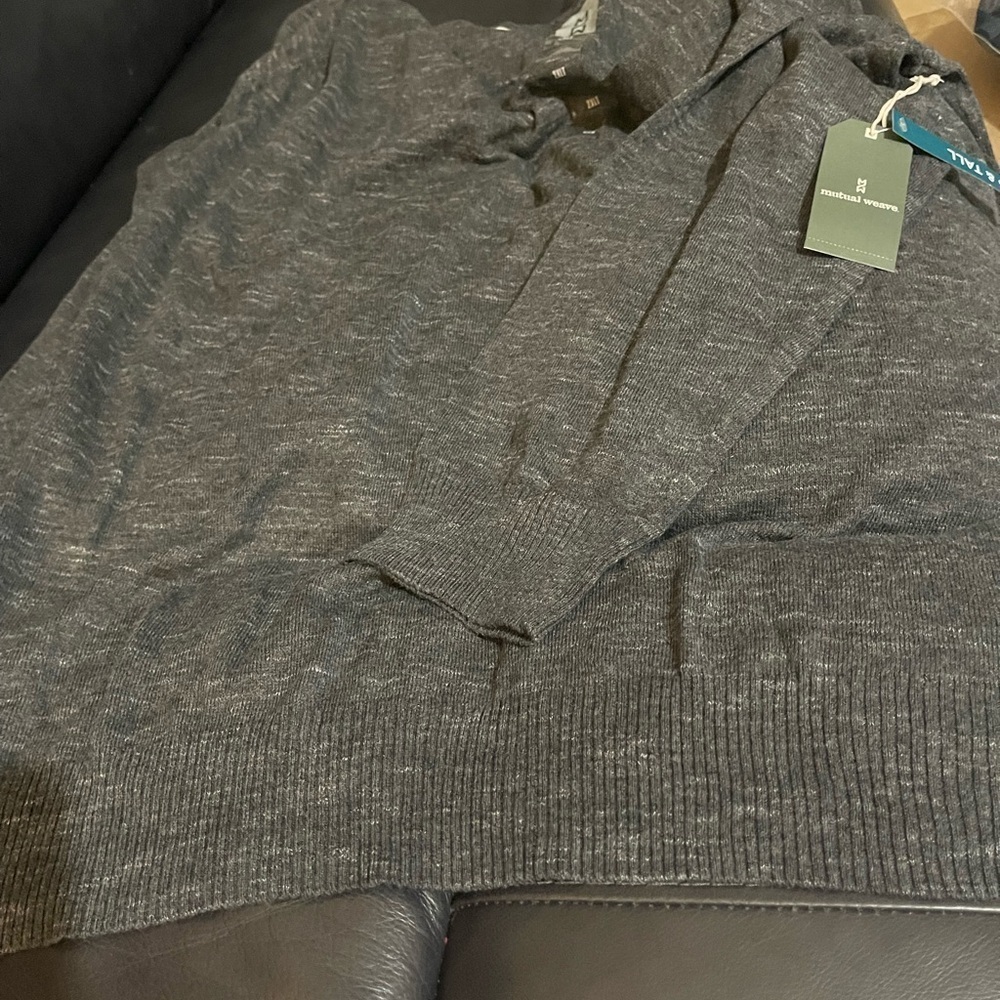 Mutual Wave Men's Gray Sweater 2XLT NWT negotiable - Picture 2 of 10